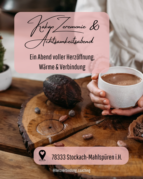 Kakaozeremonie und Achtsamkeitsabend am 30.01.2026 – Esoterik & Spiritualität
