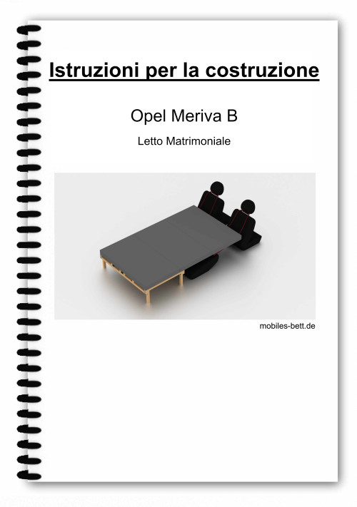 Letto matrimoniale Opel Meriva B
