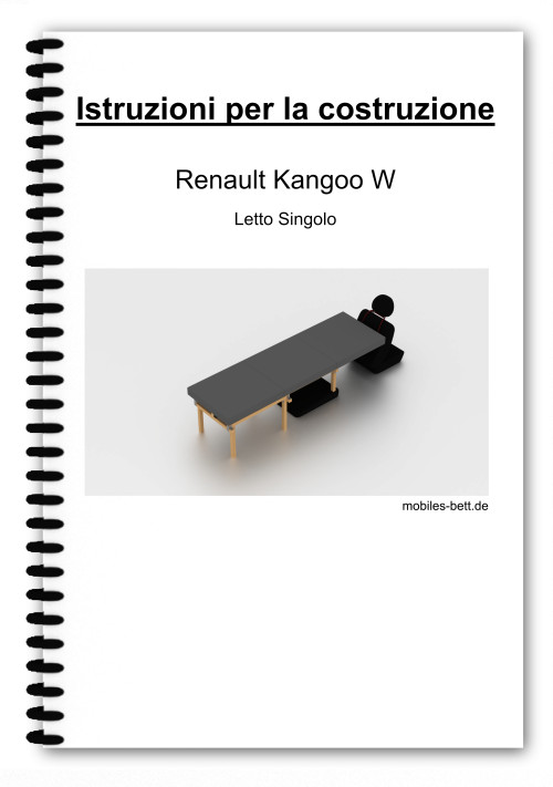 Letto singolo Renault Kangoo W
