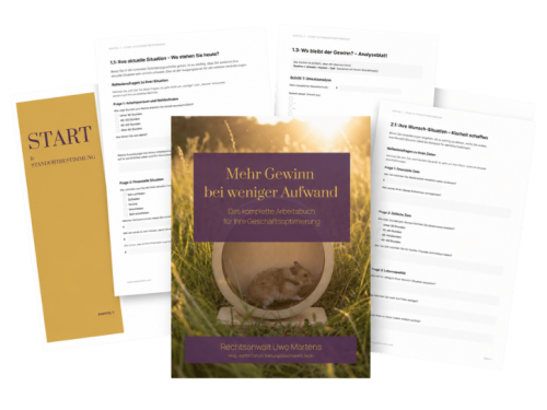 Mehr Gewinn bei weniger Aufwand – Arbeitsbuch Selbstständige – Business & Unternehmertum