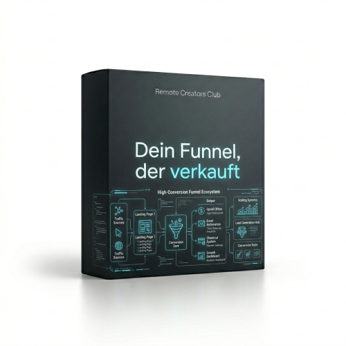 Remote Creators Club — Dein Funnel, der verkauft – Online-Marketing