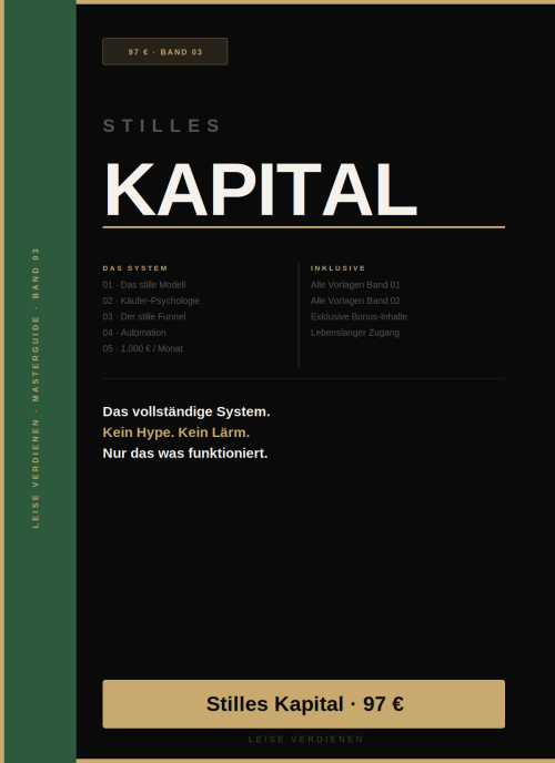 Stilles Kapital – Finanzen & Investieren