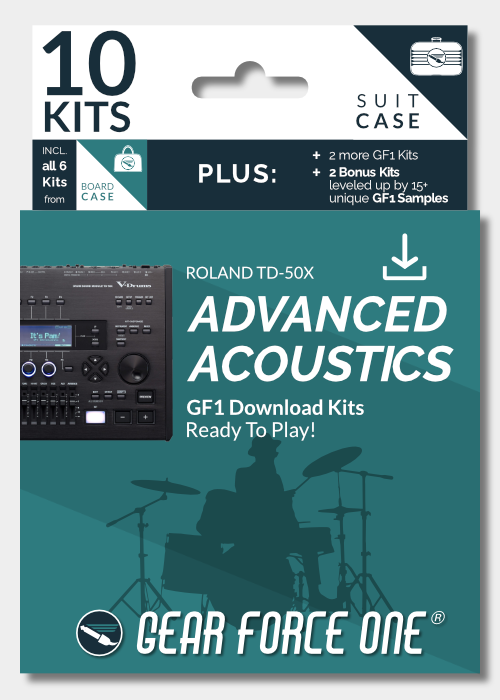 Advanced Acoustics SUITCASE Download-Kits for Roland TD-50X – Musik & Kreativität