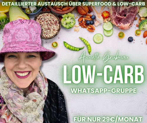 Low Carb WhatsApp-Gruppe mit Annette u. Dirk – Abnehmen & Ernährung